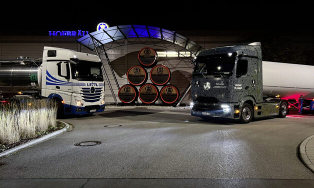 eActros 600 abastece a Oktoberfest de Munique com cerveja e pretzels