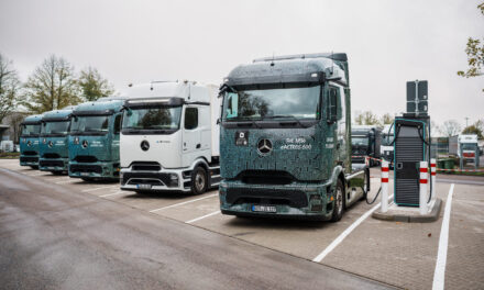 Parque de carregamento rápido para caminhões elétricos inaugurado na fábrica de Wörth