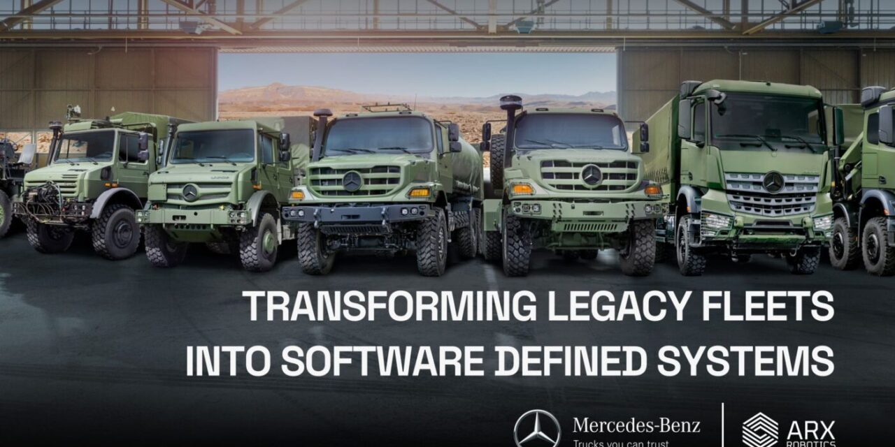 Daimler Truck e ARX Robótica formam parceria na área de mobilidade de defesa
