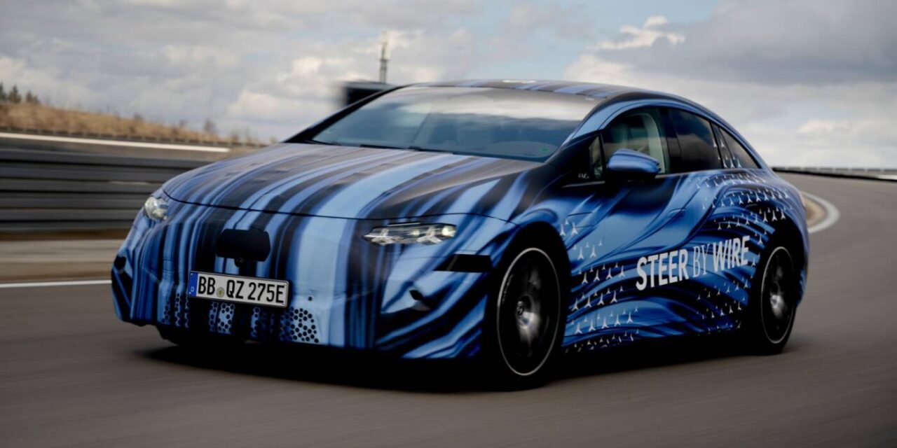 Direção Steer-by-wire torna-se realidade no Mercedes-Benz EQS remodelado