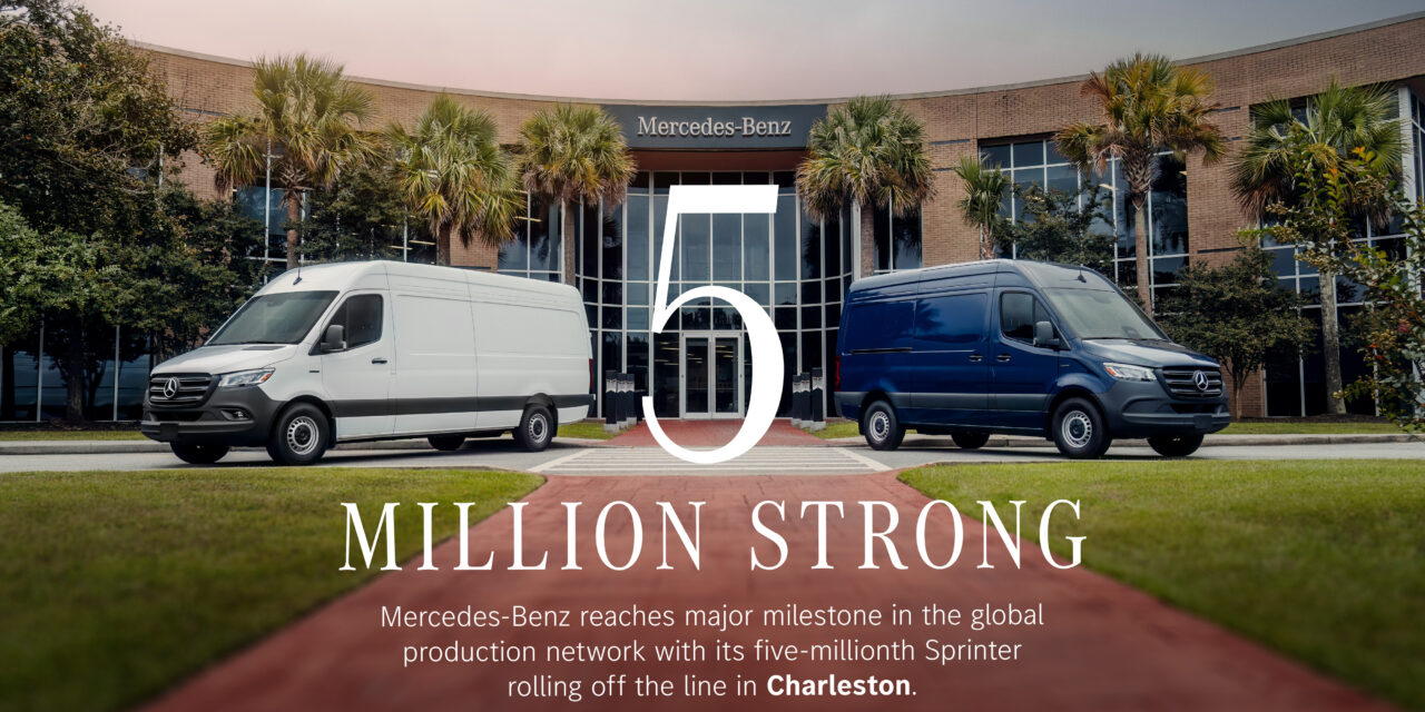 Sprinter atinge a marca de 5 milhões de unidades produzidas