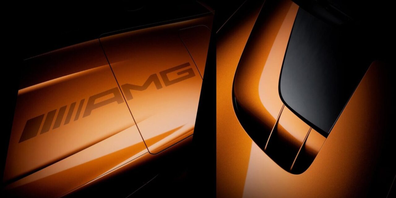 “#Affasterbach”, Mercedes-AMG provoca seu próximo cupê elétrico a bateria de quatro portas