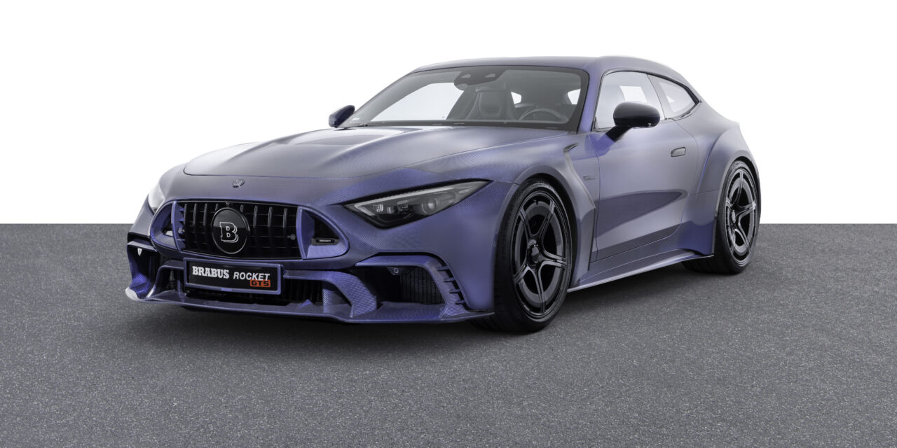 Brabus Rocket GTS Deep Blue, ousado e superlativo esportivo em azul de 986 cv