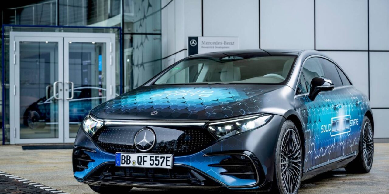 Mercedes-Benz planeja produzir baterias de estado sólido em série ainda nesta década