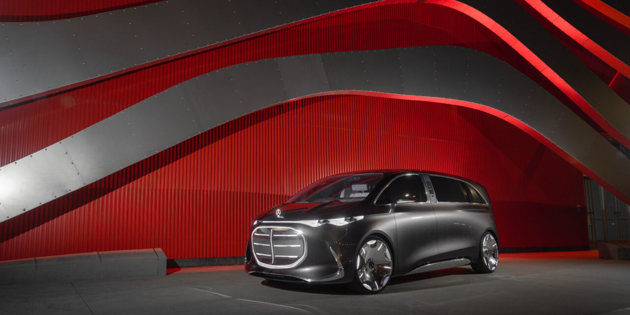 Vision V, a van mágica da Mercedes-Benz, fará um tour por Los Angeles à Pebble Beach