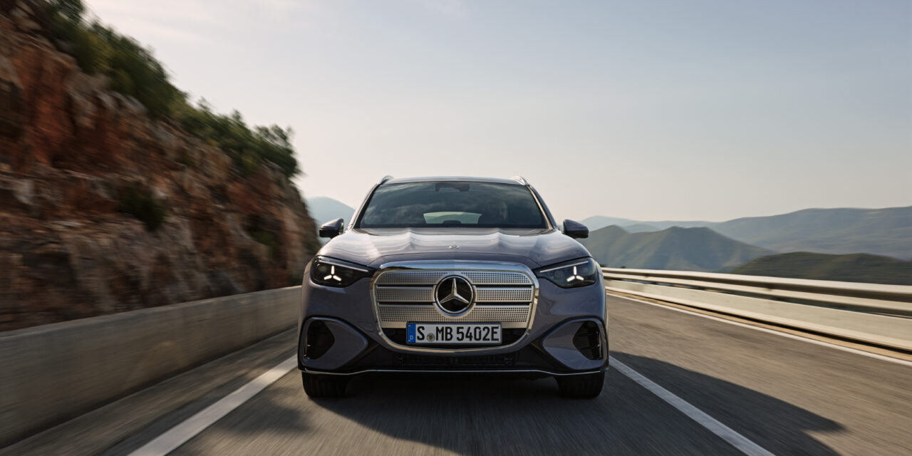 Nova face familiar, grade do GLC elétrico é somente o inicio da futura linguagem estética da marca