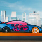 Hot Wheels em parceria com a Mercedes-Benz criam o novo CLA em um carrinho de brinquedo gigante