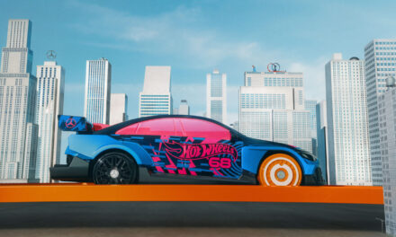 Hot Wheels em parceria com a Mercedes-Benz criam o novo CLA em um carrinho de brinquedo gigante