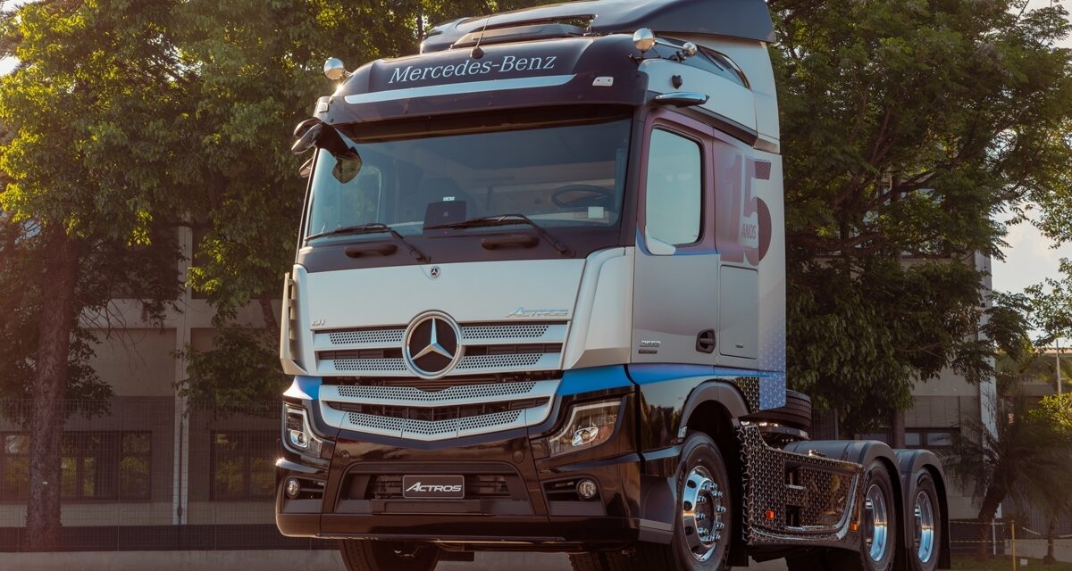 Actros Evolution Série Especial 15 anos, série especial do caminhão pesado da Mercedes-Benz