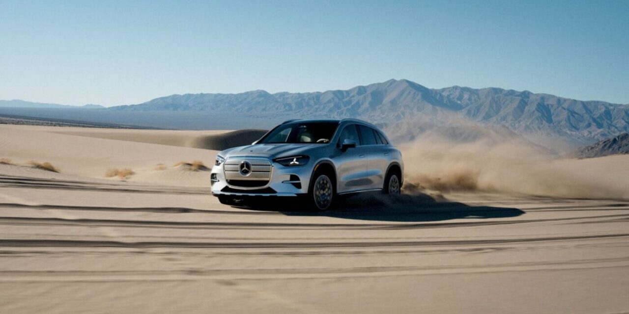 Fotos e um vídeo inédito do novo Mercedes-Benz GLC 400 4MATIC no deserto de Nevado, EUA