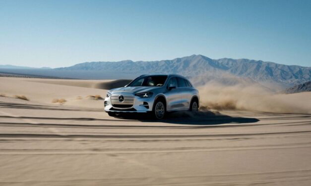 Fotos e um vídeo inédito do novo Mercedes-Benz GLC 400 4MATIC no deserto de Nevado, EUA