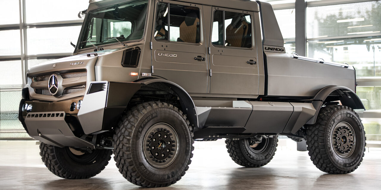 Mercedes-Benz revela uma versão luxuoso do icônico Unimog para comemorar os 80 anos do modelo