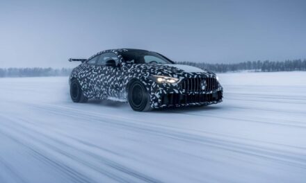 Mercedes-AMG inicia os testes do segundo modelo da série Mythos, no frio da Suécia