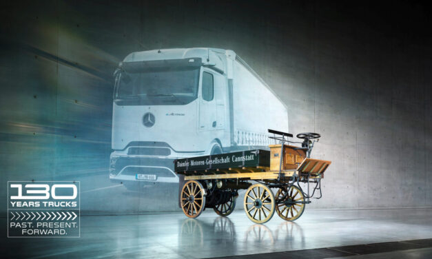 Mercedes-Benz Trucks Classic lança o ano comemorativo “130 Anos de Caminhões” com o primeiro caminhão do mundo