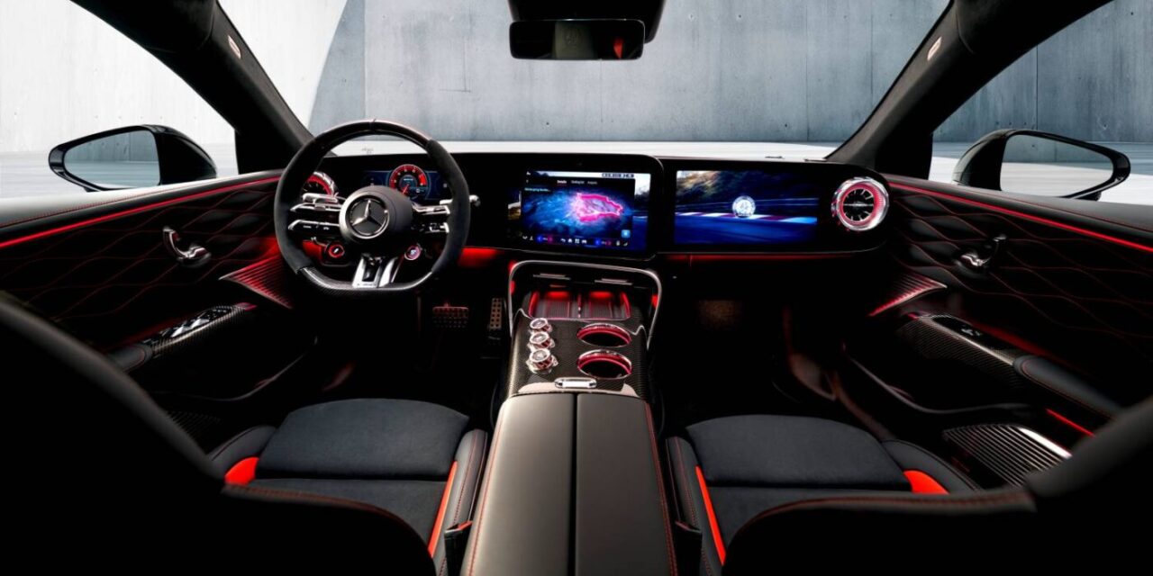 Mercedes-AMG GT Coupé de 4 portas tem primeiras fotos do seu interior reveladas